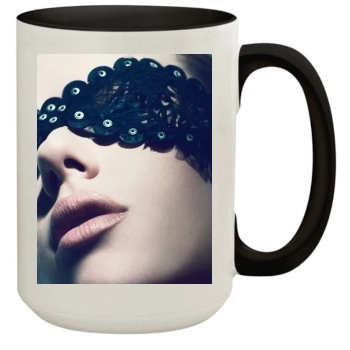 Scarlett Johansson 15oz Colored Inner & Handle Mug