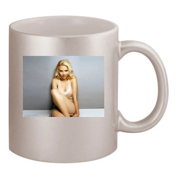 Scarlett Johansson 11oz Metallic Silver Mug