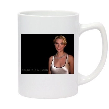 Scarlett Johansson 14oz White Statesman Mug