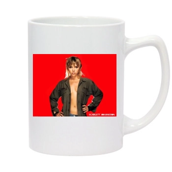 Scarlett Johansson 14oz White Statesman Mug