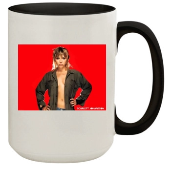 Scarlett Johansson 15oz Colored Inner & Handle Mug