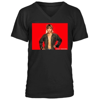 Scarlett Johansson Men's V-Neck T-Shirt