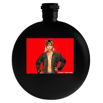 Scarlett Johansson Round Flask