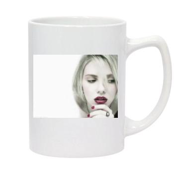 Scarlett Johansson 14oz White Statesman Mug