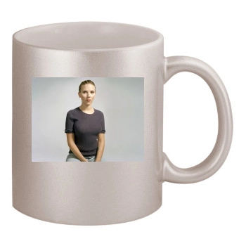 Scarlett Johansson 11oz Metallic Silver Mug