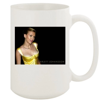 Scarlett Johansson 15oz White Mug