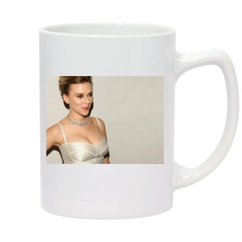 Scarlett Johansson 14oz White Statesman Mug