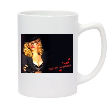 Scarlett Johansson 14oz White Statesman Mug