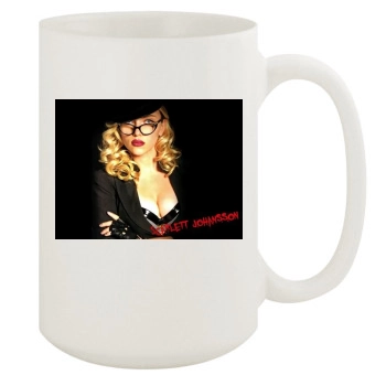 Scarlett Johansson 15oz White Mug