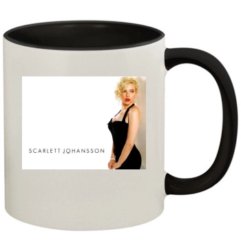 Scarlett Johansson 11oz Colored Inner & Handle Mug