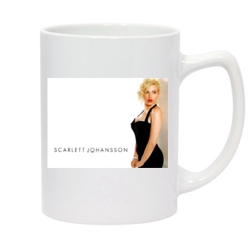 Scarlett Johansson 14oz White Statesman Mug