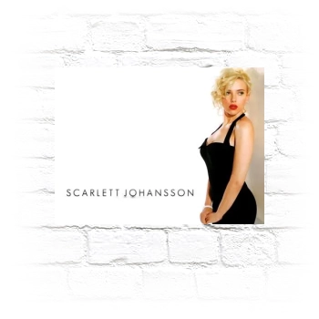 Scarlett Johansson Metal Wall Art