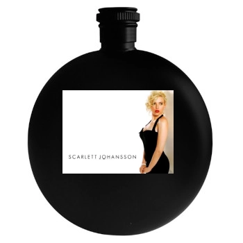 Scarlett Johansson Round Flask