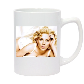 Scarlett Johansson 14oz White Statesman Mug