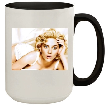 Scarlett Johansson 15oz Colored Inner & Handle Mug