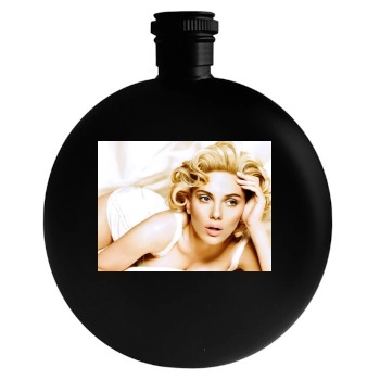 Scarlett Johansson Round Flask