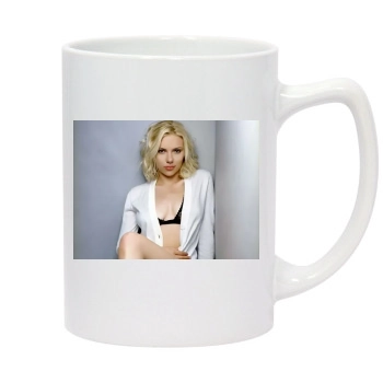 Scarlett Johansson 14oz White Statesman Mug