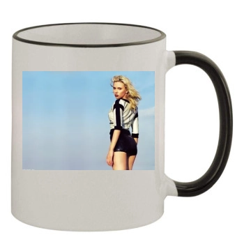 Scarlett Johansson 11oz Colored Rim & Handle Mug