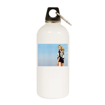 Scarlett Johansson White Water Bottle With Carabiner