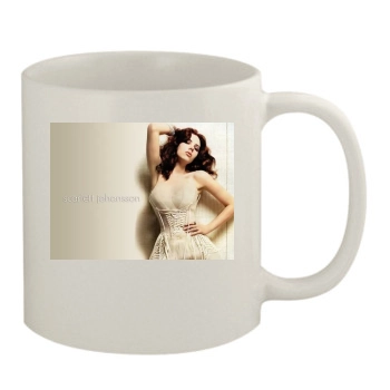 Scarlett Johansson 11oz White Mug