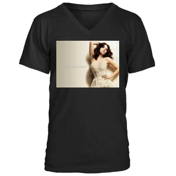 Scarlett Johansson Men's V-Neck T-Shirt