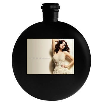 Scarlett Johansson Round Flask