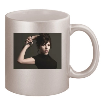 Scarlett Johansson 11oz Metallic Silver Mug