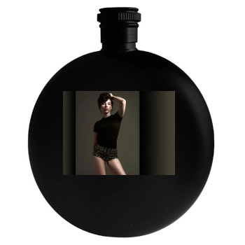 Scarlett Johansson Round Flask