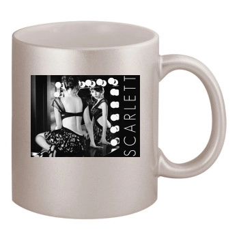 Scarlett Johansson 11oz Metallic Silver Mug