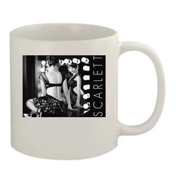 Scarlett Johansson 11oz White Mug