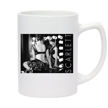 Scarlett Johansson 14oz White Statesman Mug