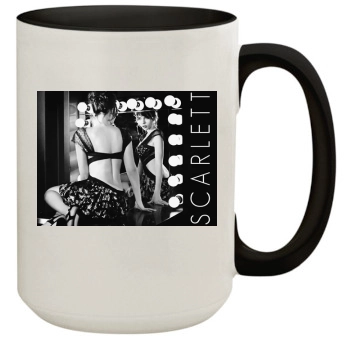 Scarlett Johansson 15oz Colored Inner & Handle Mug