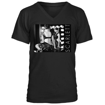 Scarlett Johansson Men's V-Neck T-Shirt