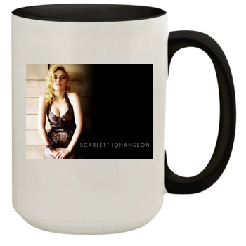 Scarlett Johansson 15oz Colored Inner & Handle Mug