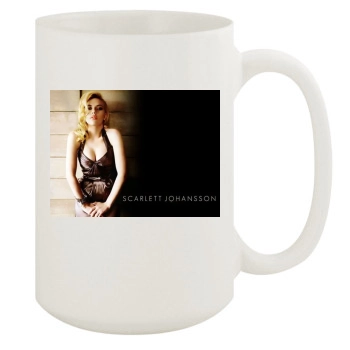 Scarlett Johansson 15oz White Mug