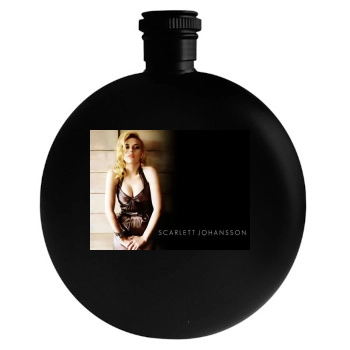 Scarlett Johansson Round Flask