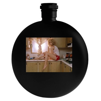 Scarlett Johansson Round Flask