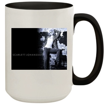 Scarlett Johansson 15oz Colored Inner & Handle Mug