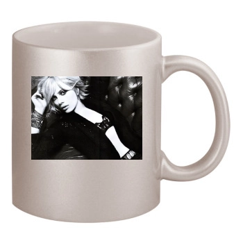 Scarlett Johansson 11oz Metallic Silver Mug