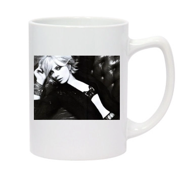 Scarlett Johansson 14oz White Statesman Mug