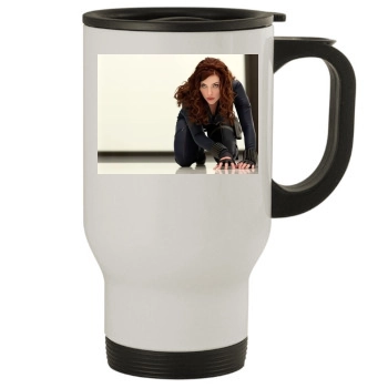 Scarlett Johansson Stainless Steel Travel Mug