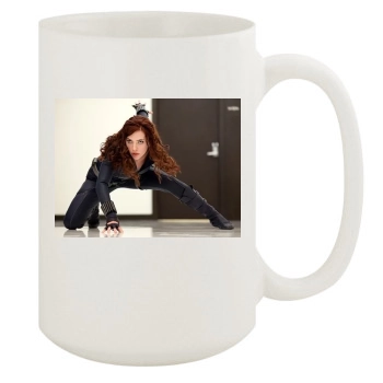 Scarlett Johansson 15oz White Mug