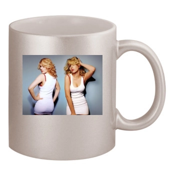 Scarlett Johansson 11oz Metallic Silver Mug