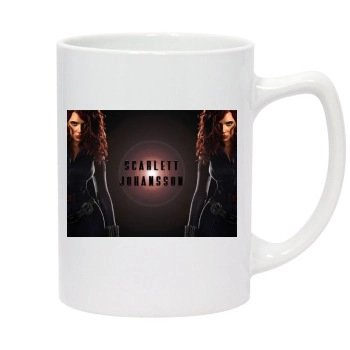 Scarlett Johansson 14oz White Statesman Mug