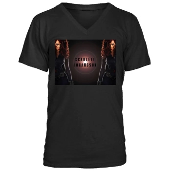 Scarlett Johansson Men's V-Neck T-Shirt