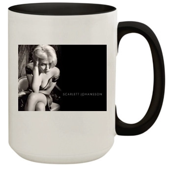 Scarlett Johansson 15oz Colored Inner & Handle Mug