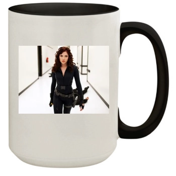 Scarlett Johansson 15oz Colored Inner & Handle Mug