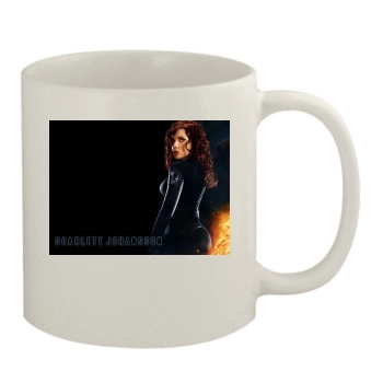 Scarlett Johansson 11oz White Mug