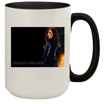 Scarlett Johansson 15oz Colored Inner & Handle Mug