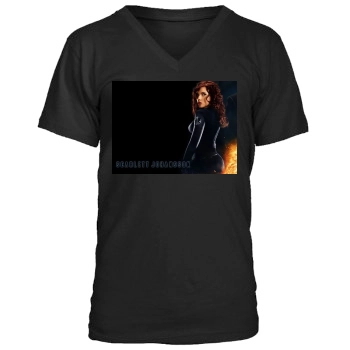 Scarlett Johansson Men's V-Neck T-Shirt